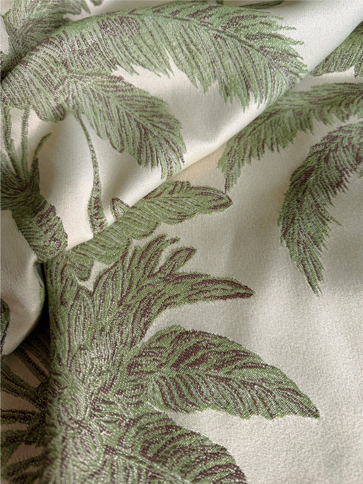 Palmera Green Fabric - Esselle Home