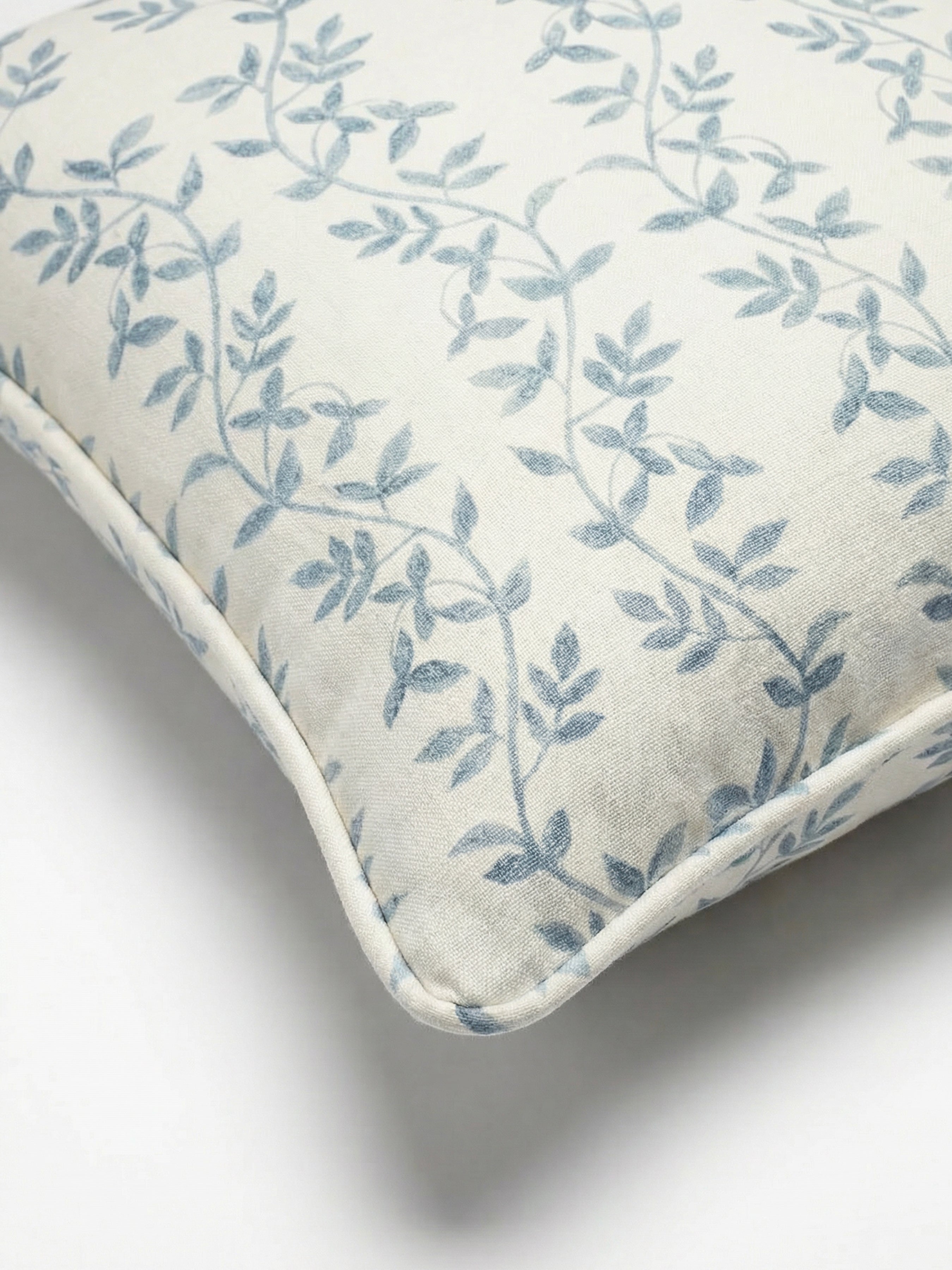 Botanic Vines Slate Blue Cushion - Esselle Home