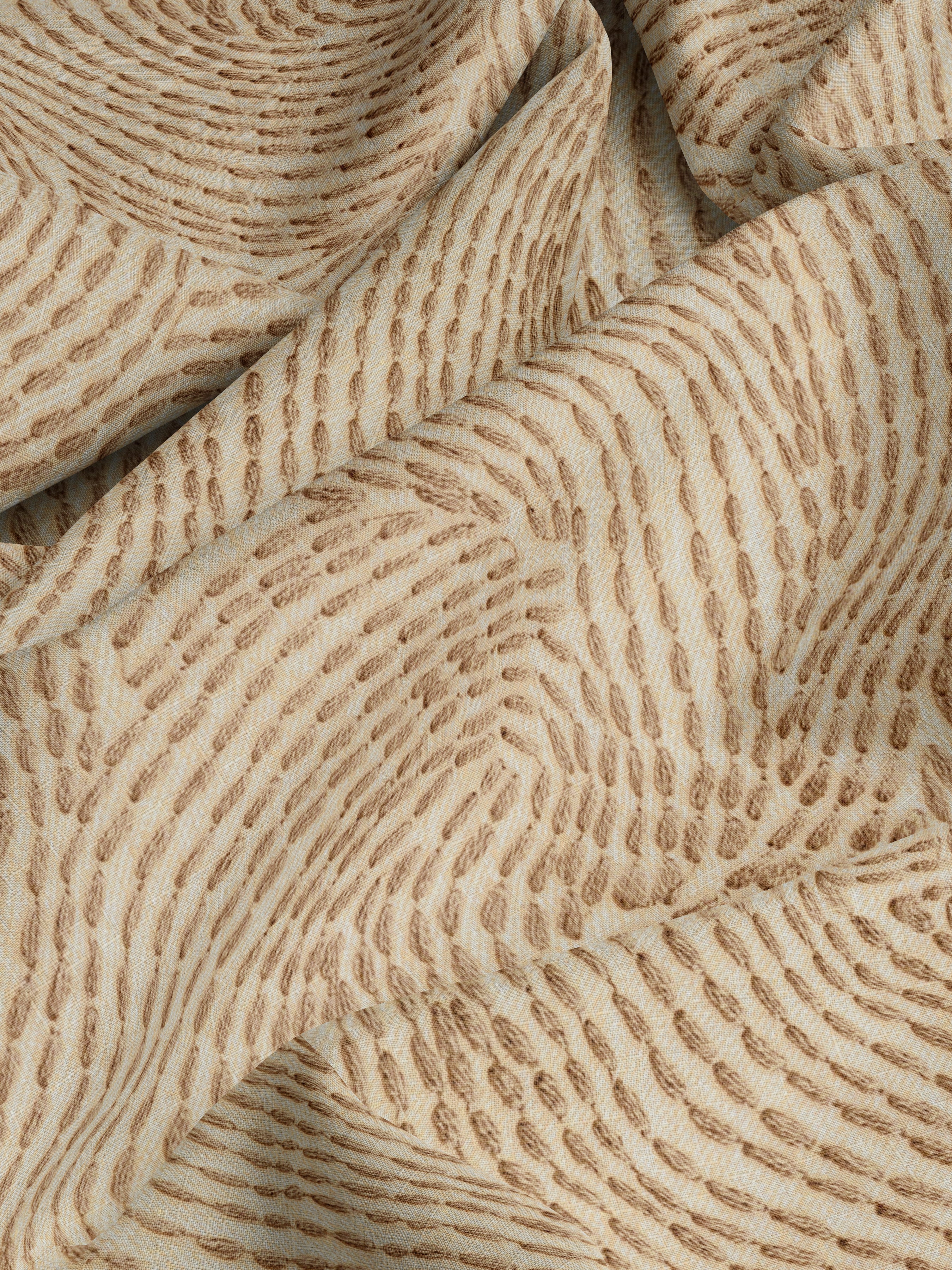 Hardel Coffee Fabric - Esselle Home