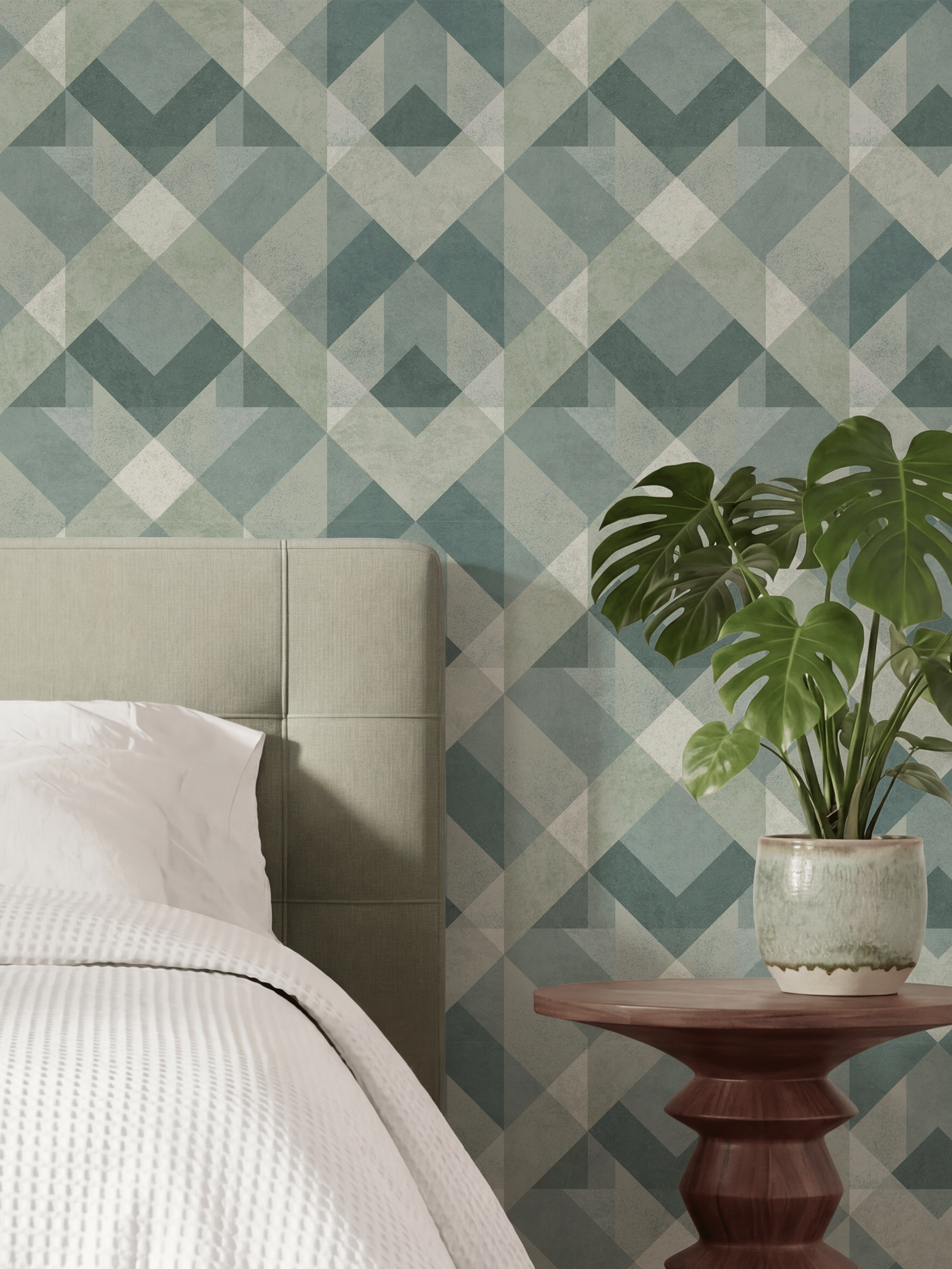 Knoll Green Wallpaper - Esselle Home