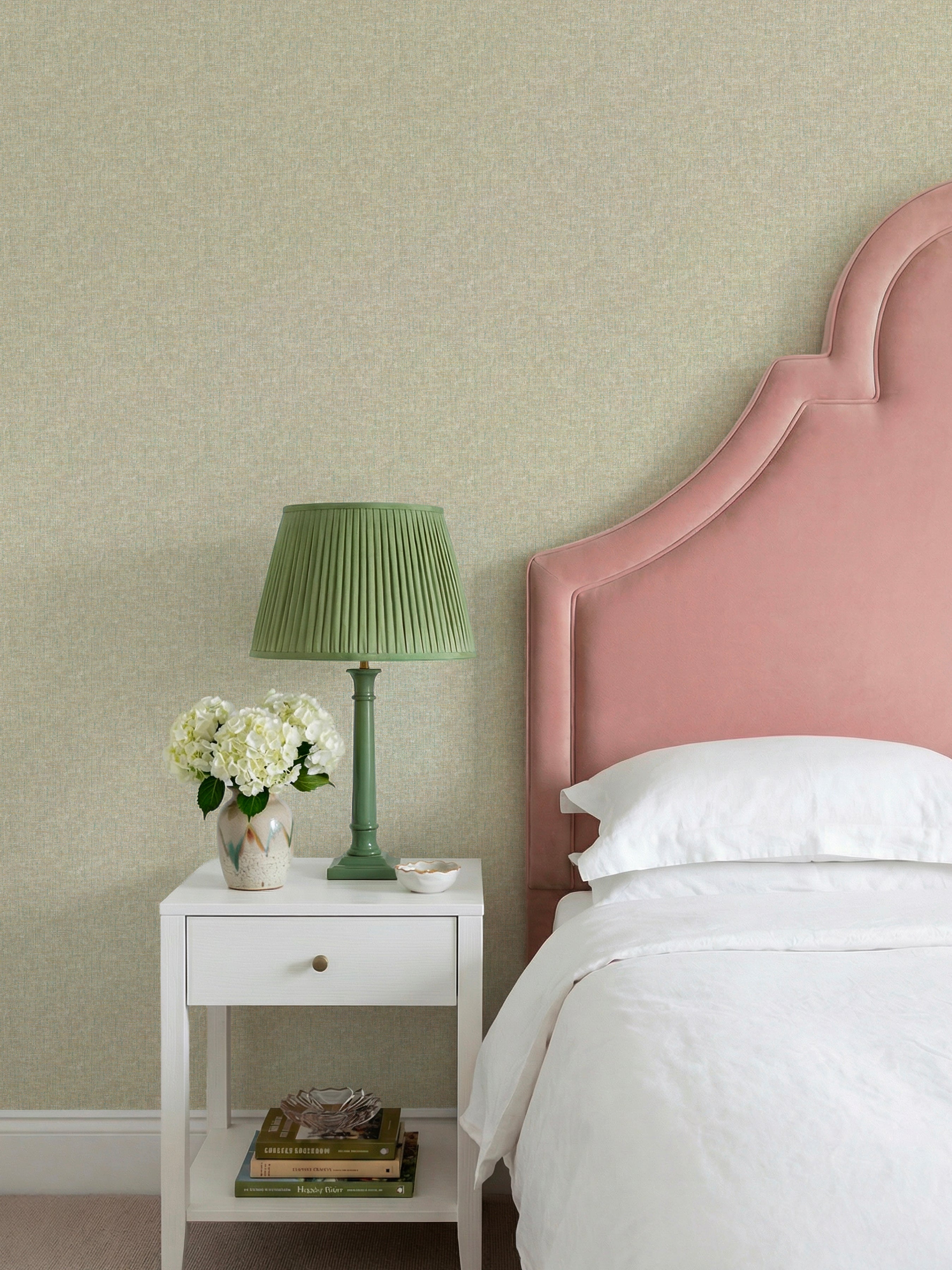 Artisan Weave Neutral/Citrus Wallpaper - Esselle Home