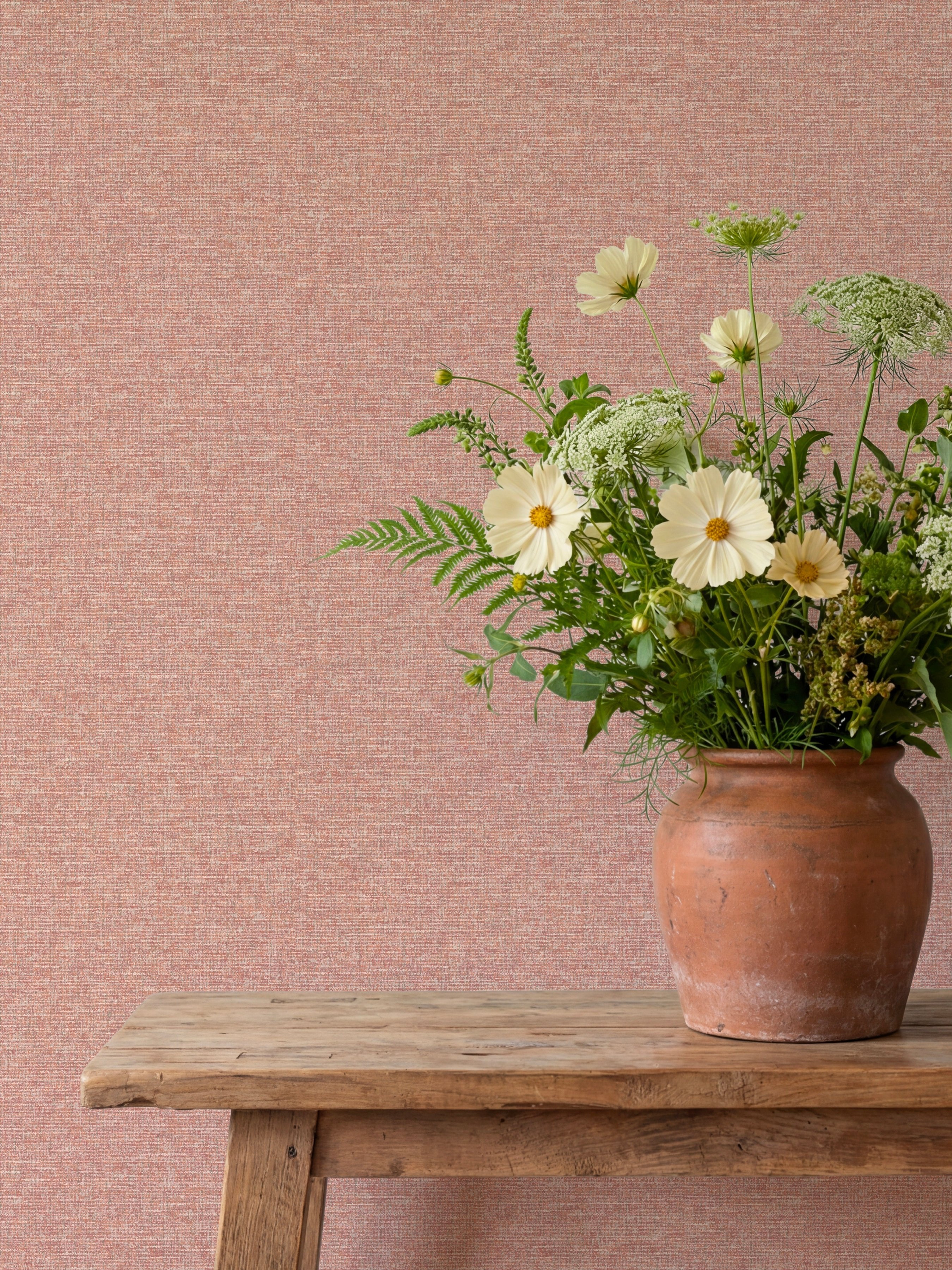 Artisan Weave Warm Spice Wallpaper - Esselle Home