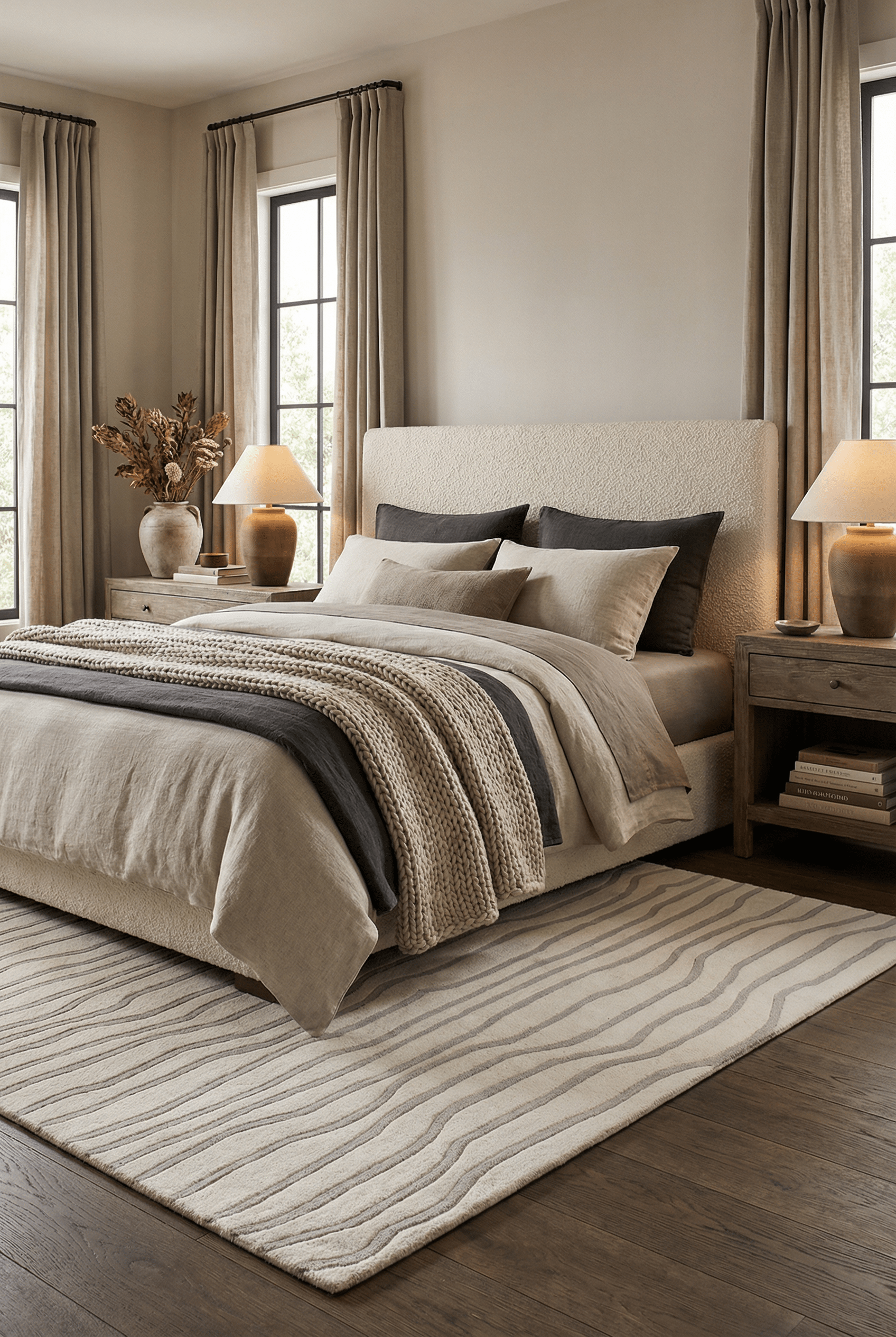 Aura Dune Grey Rug - Esselle Home