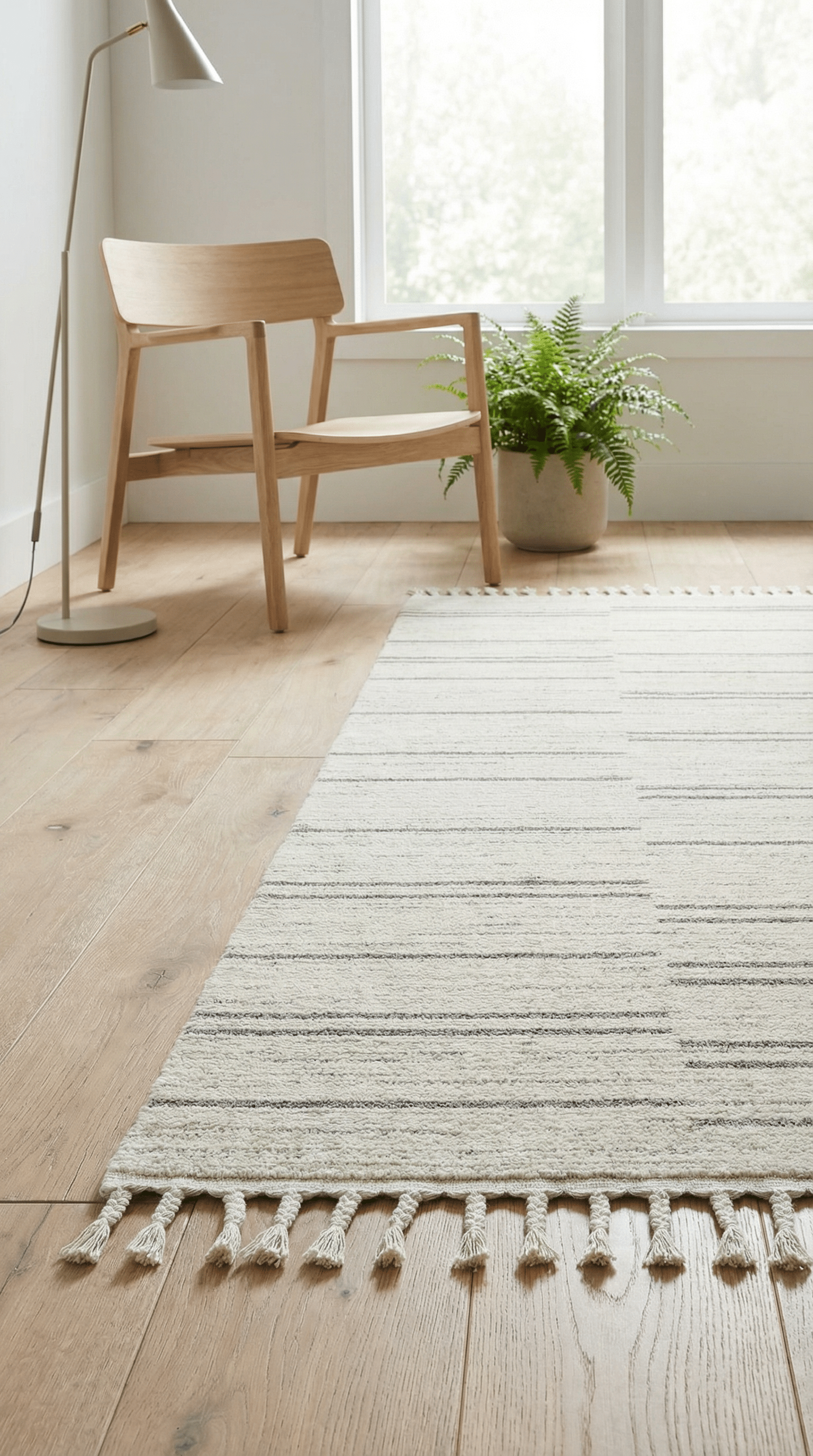 Arctic Vista Natural / Grey Rug - Esselle Home