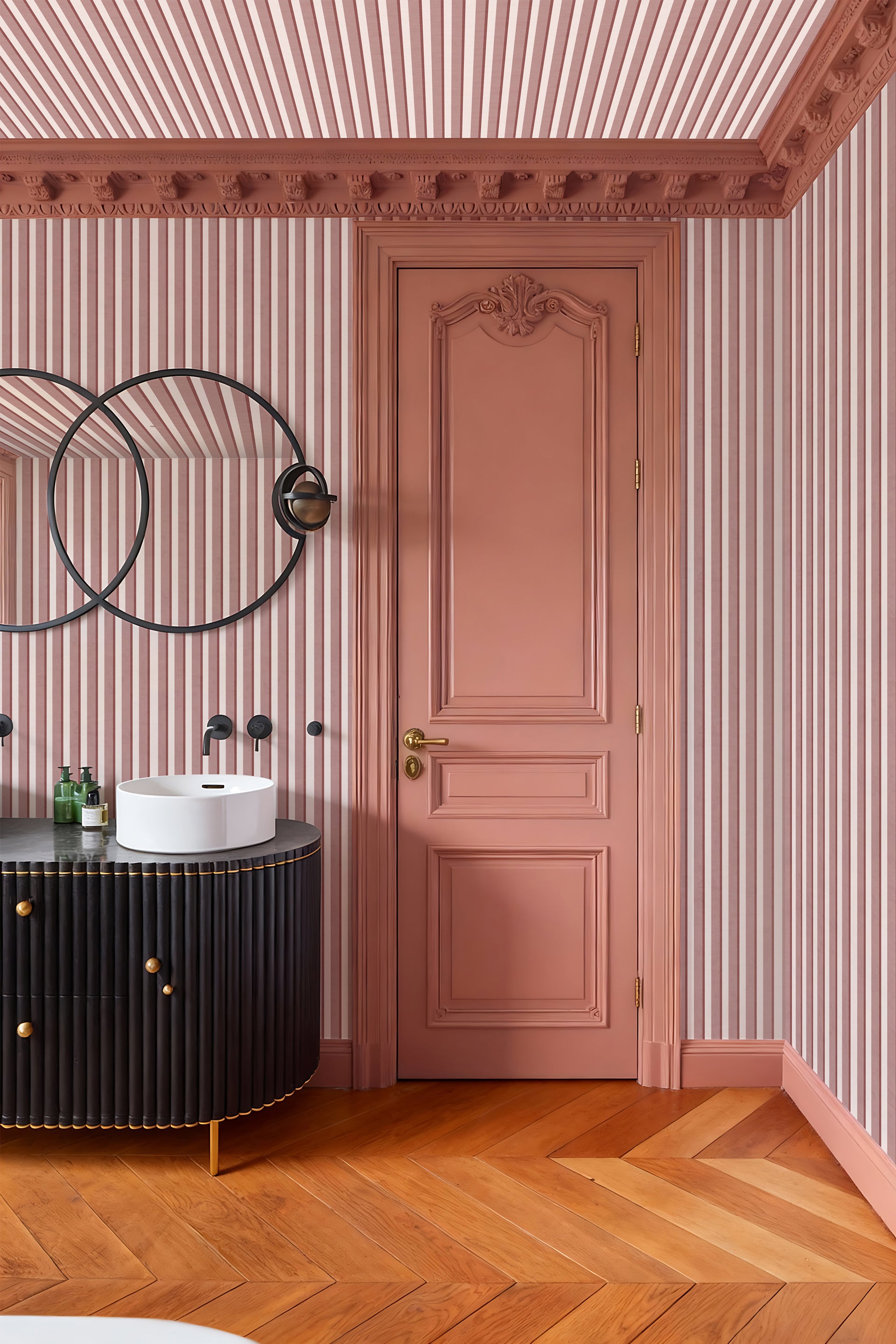 Lolen Salmon Wallpaper - Esselle Home