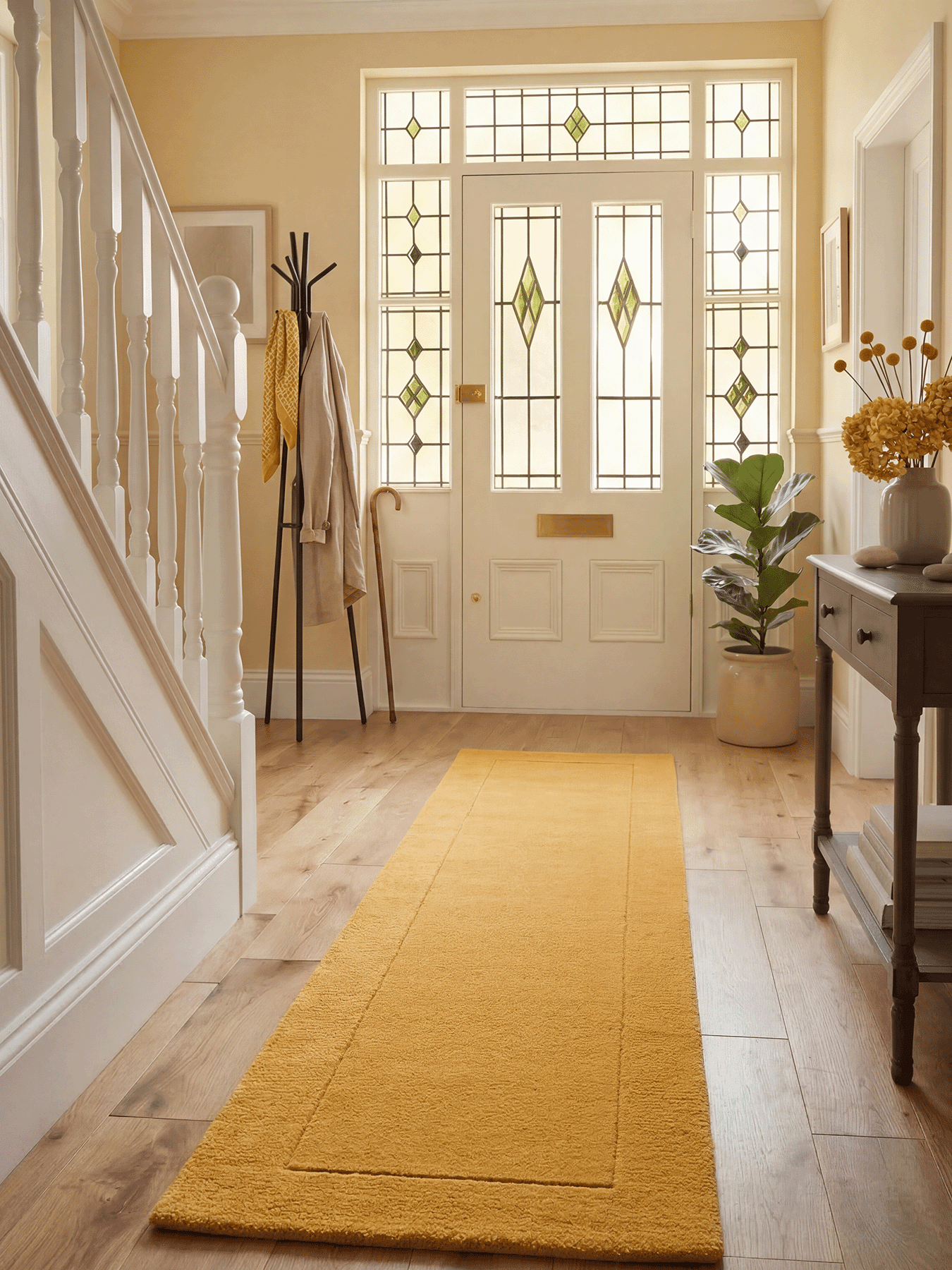 Esme Wool Ochre Runner - Esselle Home