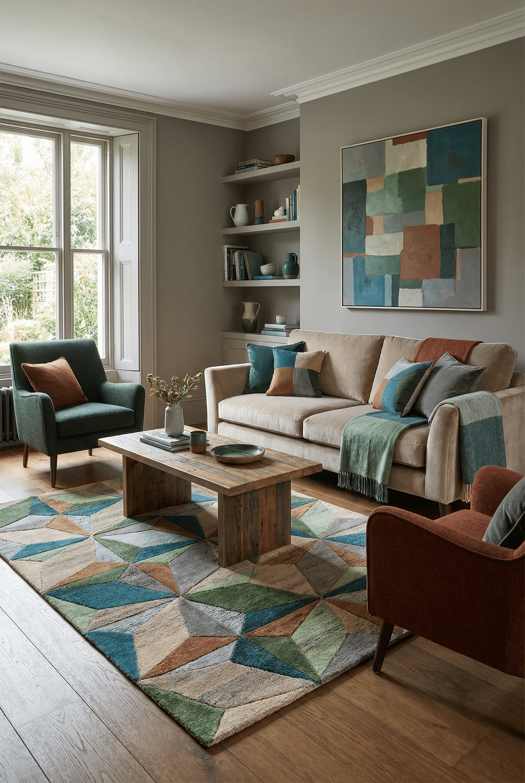 Radiant Lilianna Multi Rug - Esselle Home