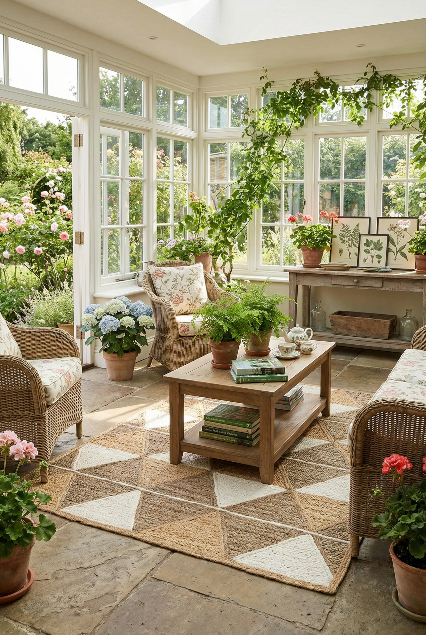 Prestbury Geo Handbraided 120x170cm Natural Rug