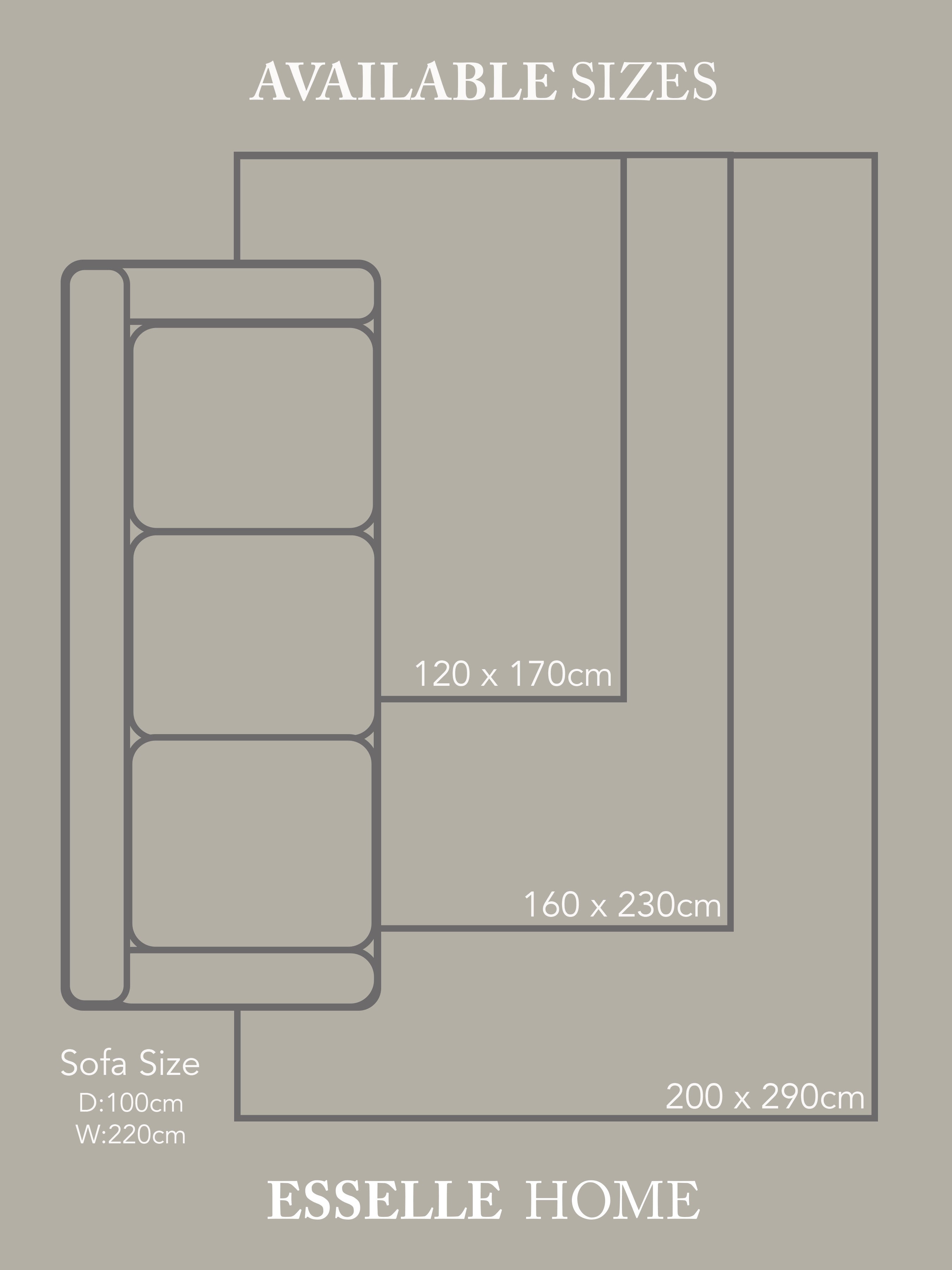 Delilah Wool Pebble Mottled Cream Rug - Esselle Home