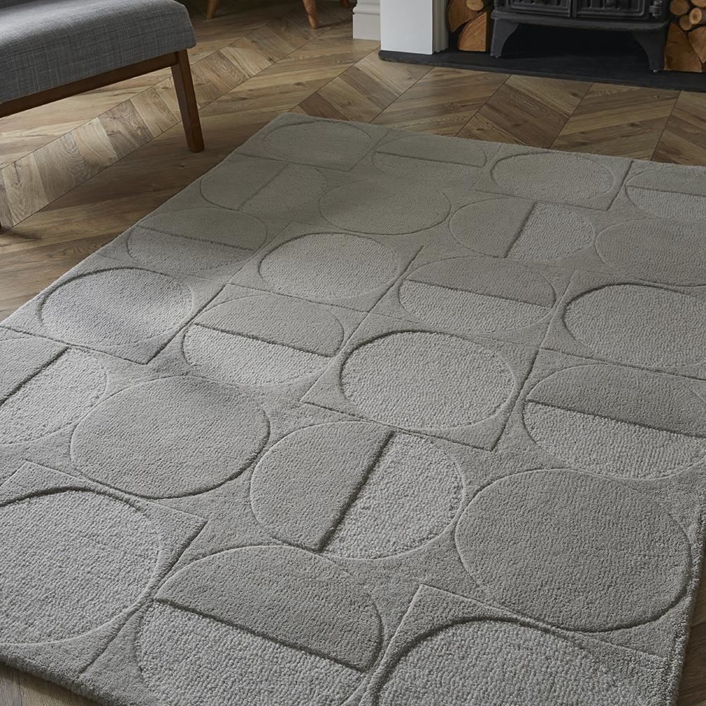 Arabella Wool 160x230cm Grey Rug