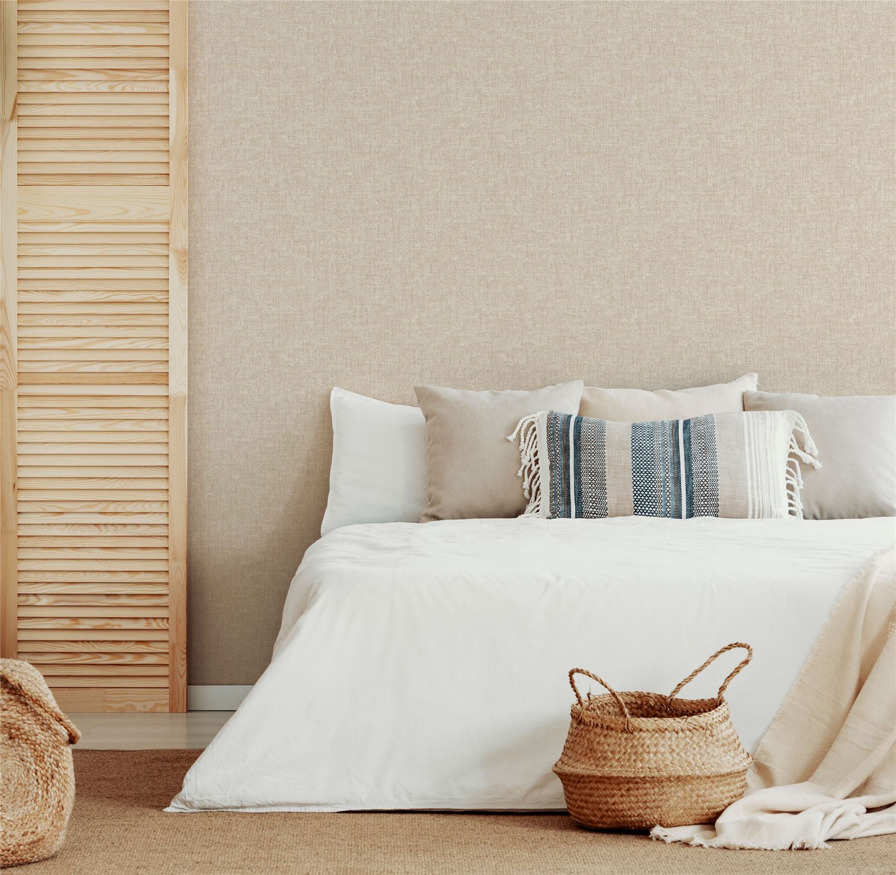 Artisan Weave Stone Wallpaper - Esselle Home