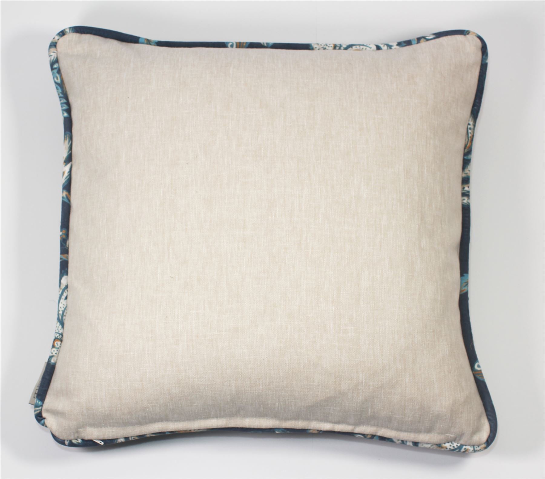 Kashmir Jacobean Navy/Teal Cushion