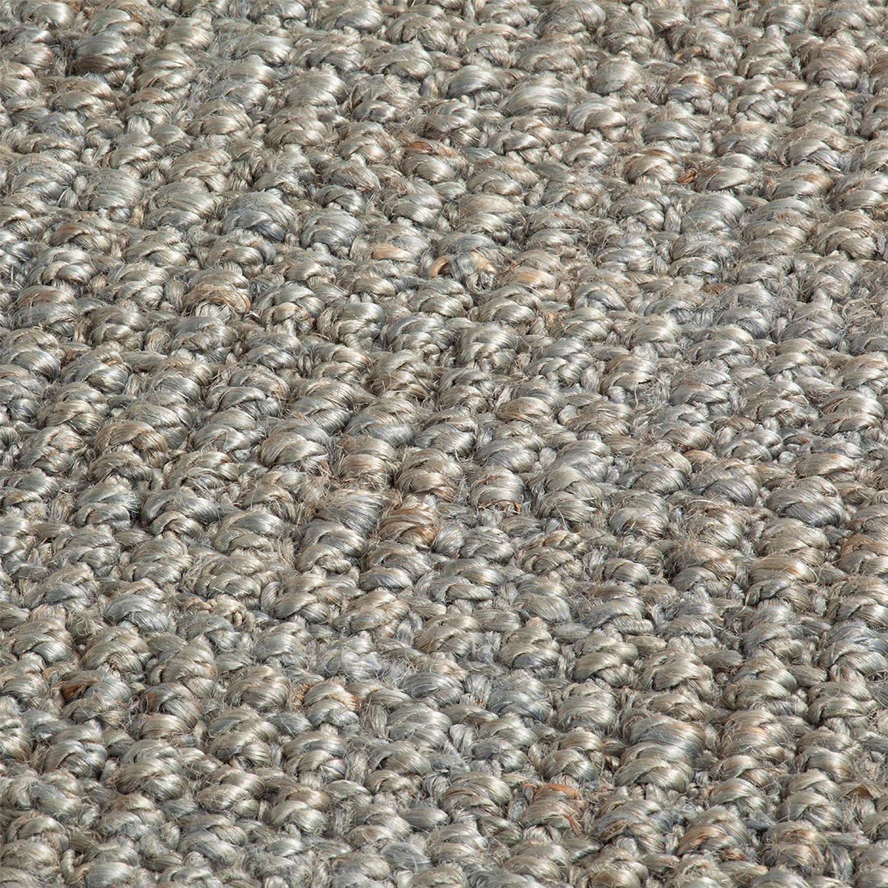 Whitefield 45x150cm Grey Handwoven Boucle Runner