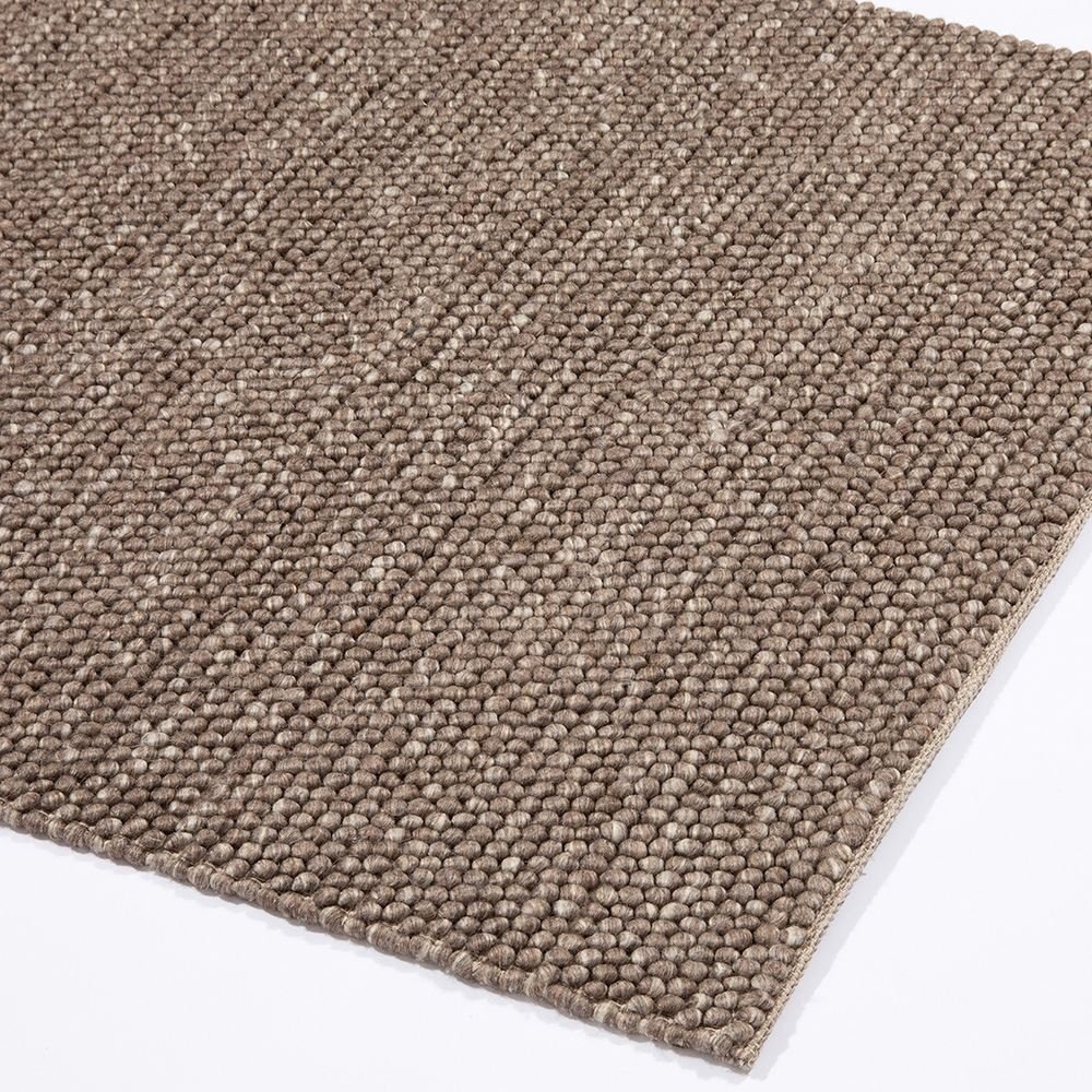 Delilah Wool Pebble Mottled Taupe Rug - Esselle Home