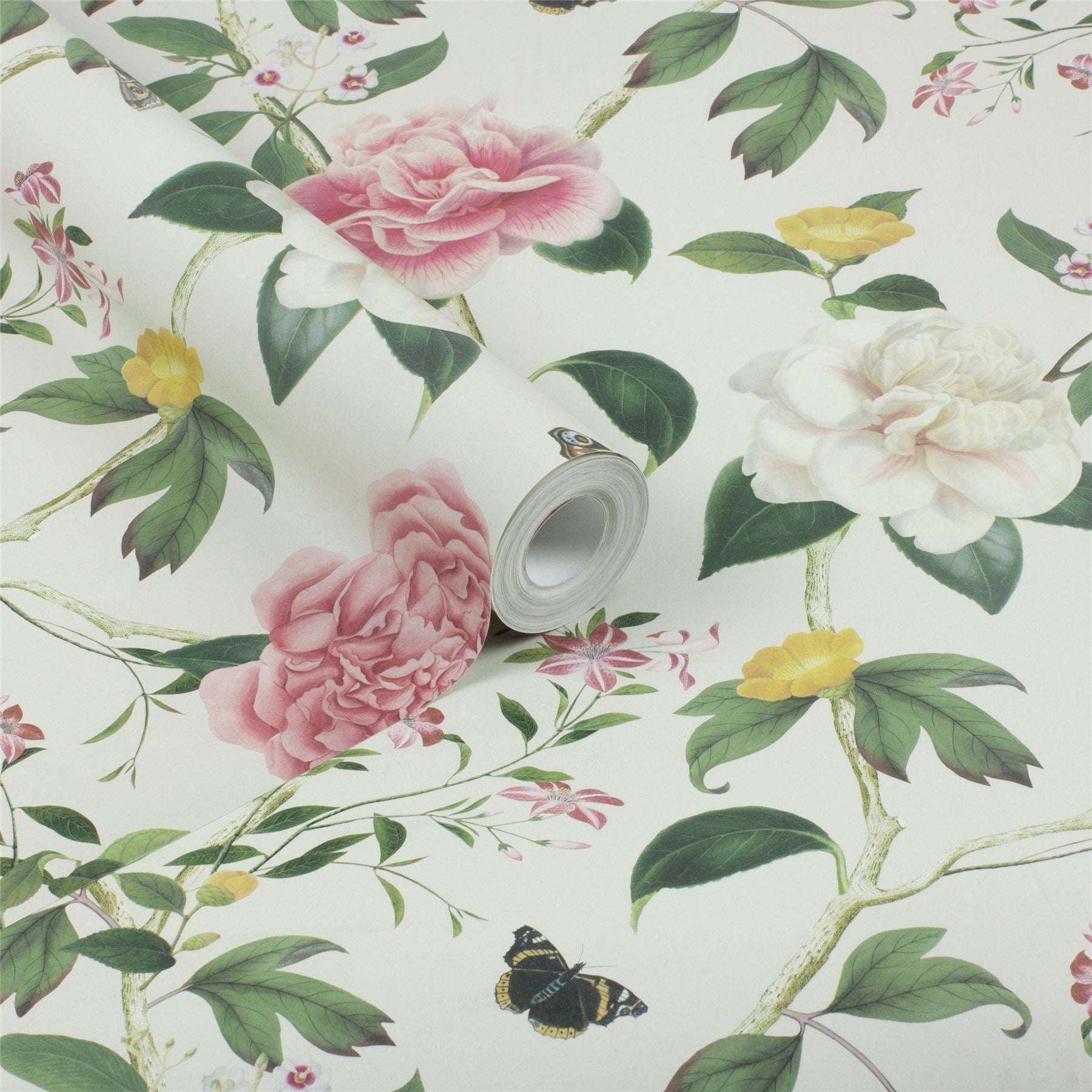 RHS Chinoiserie Charmer Cream Wallpaper - Esselle Home