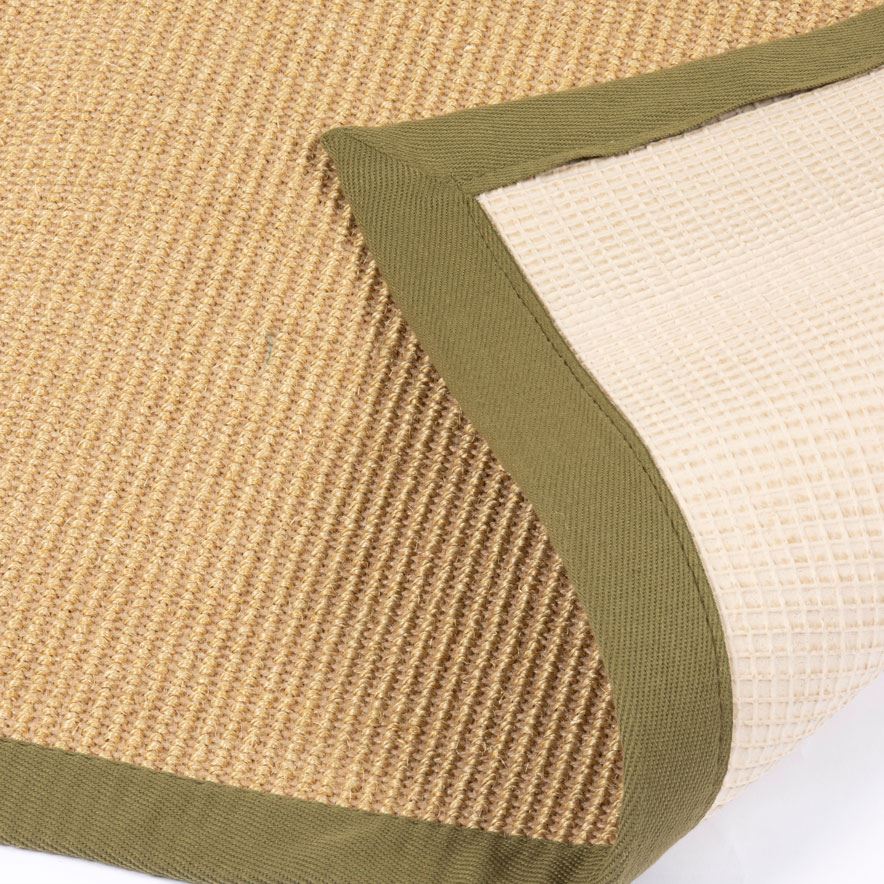 Swinton Sisal Jute Boucle Green Rug