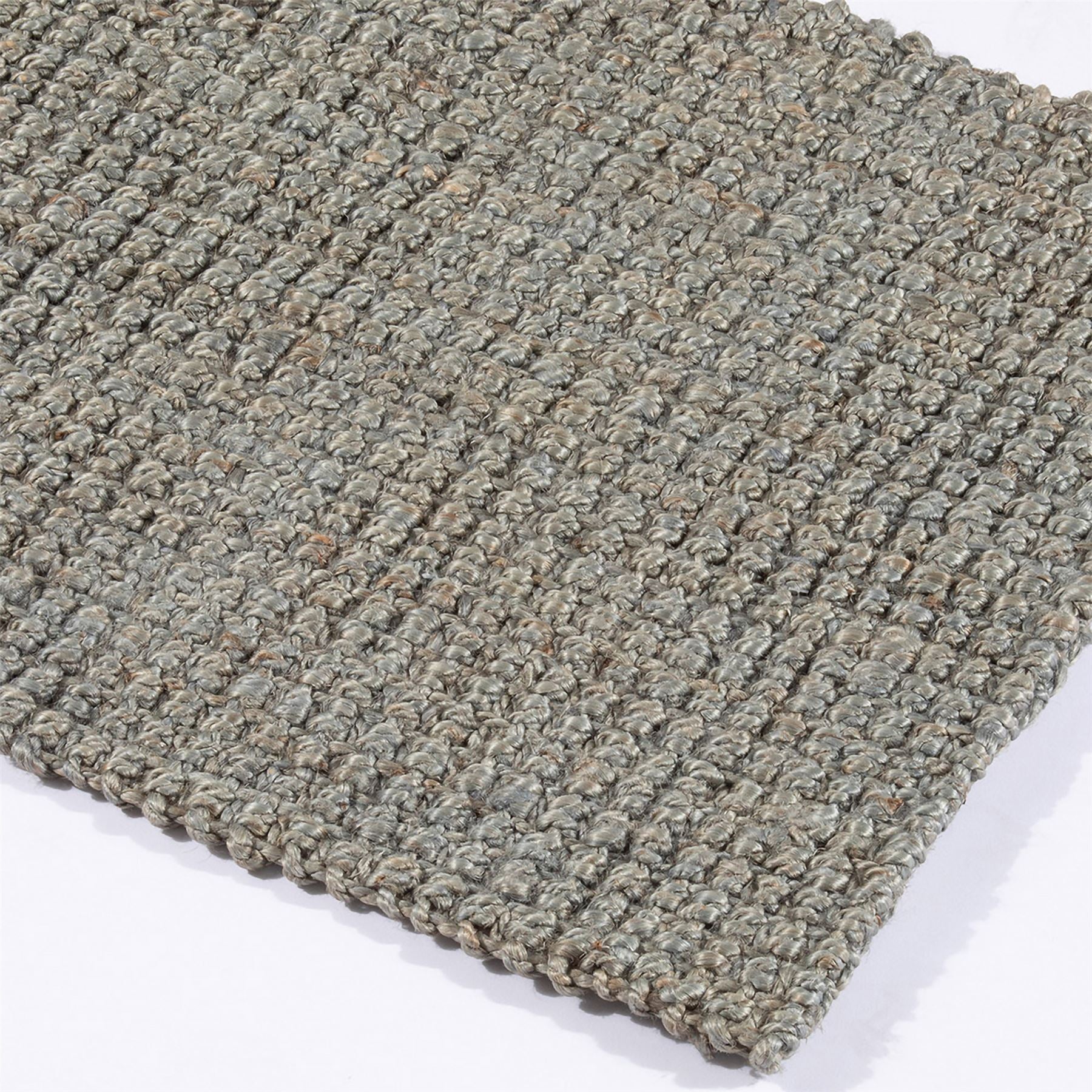 Whitefield 45x150cm Grey Handwoven Boucle Runner