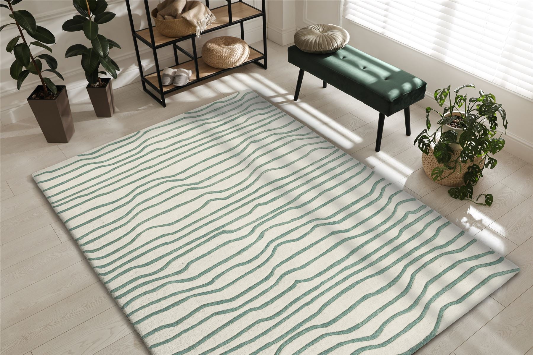 Aura Dune Green Rug