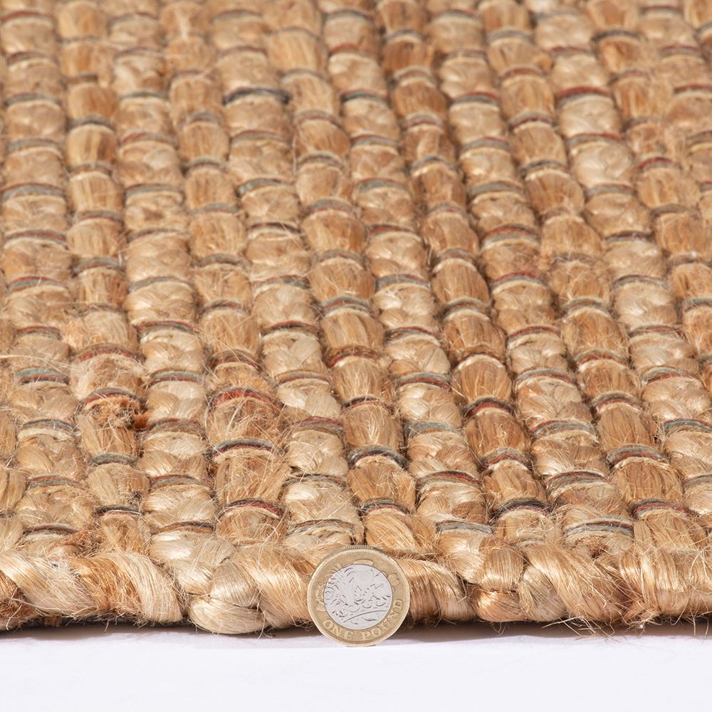 Salford Chunky Jute Natural Rug - Esselle Home