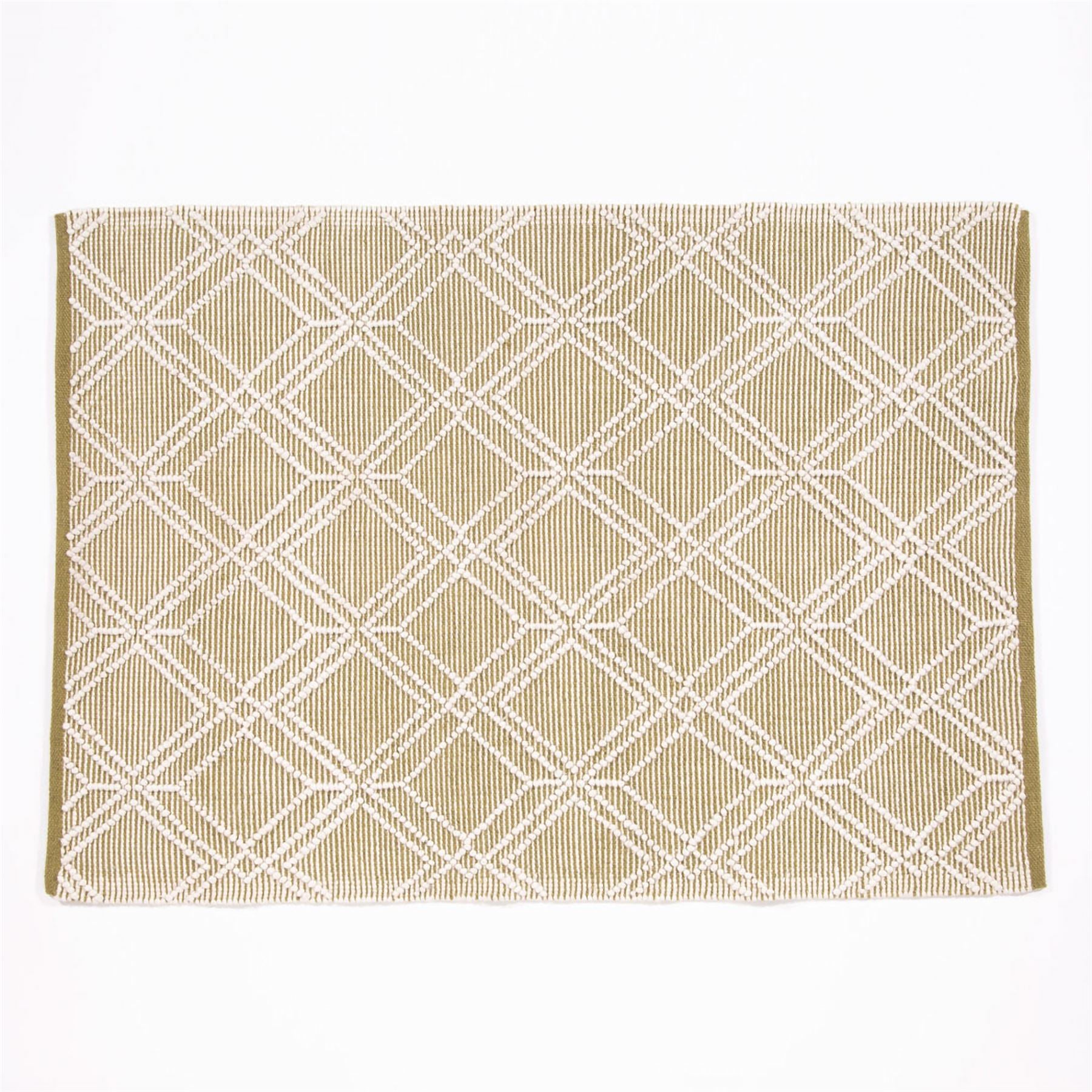 Blenheim Diamond 100% Pet 120x170cm Olive Rug