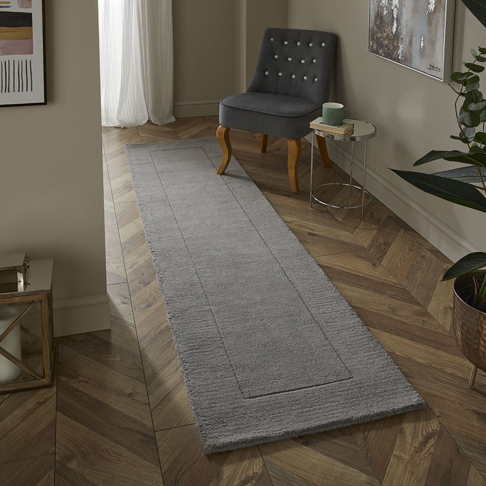 Esme Wool Silver Runner 60x230cm (Bale 185)