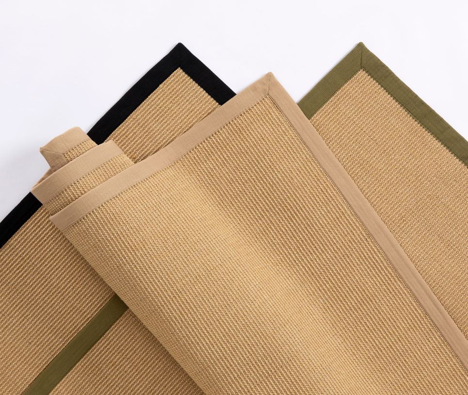 Swinton Sisal Jute Boucle Black Rug