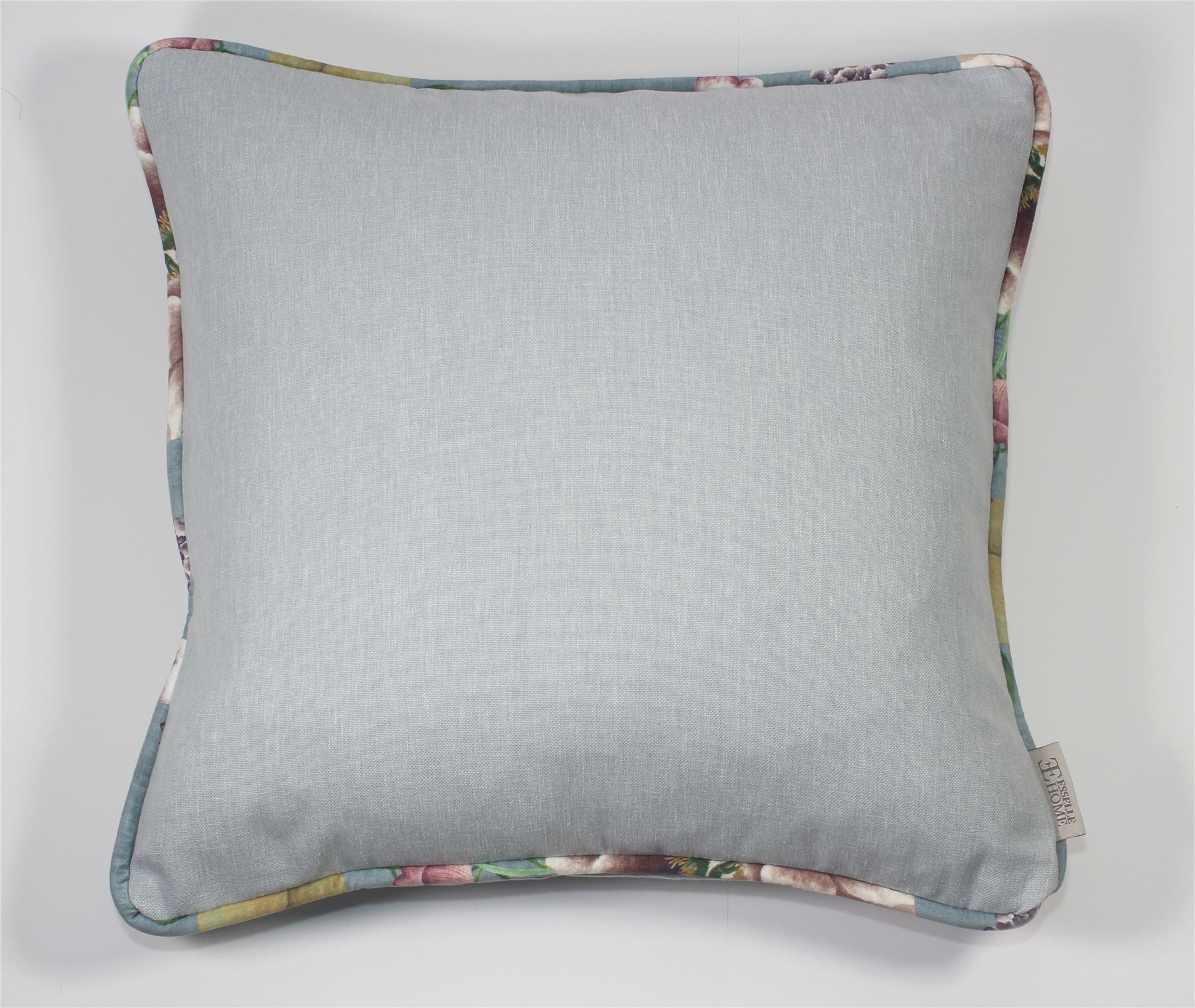 Eden Plain/Chinoiserie Soft Blue Cushion