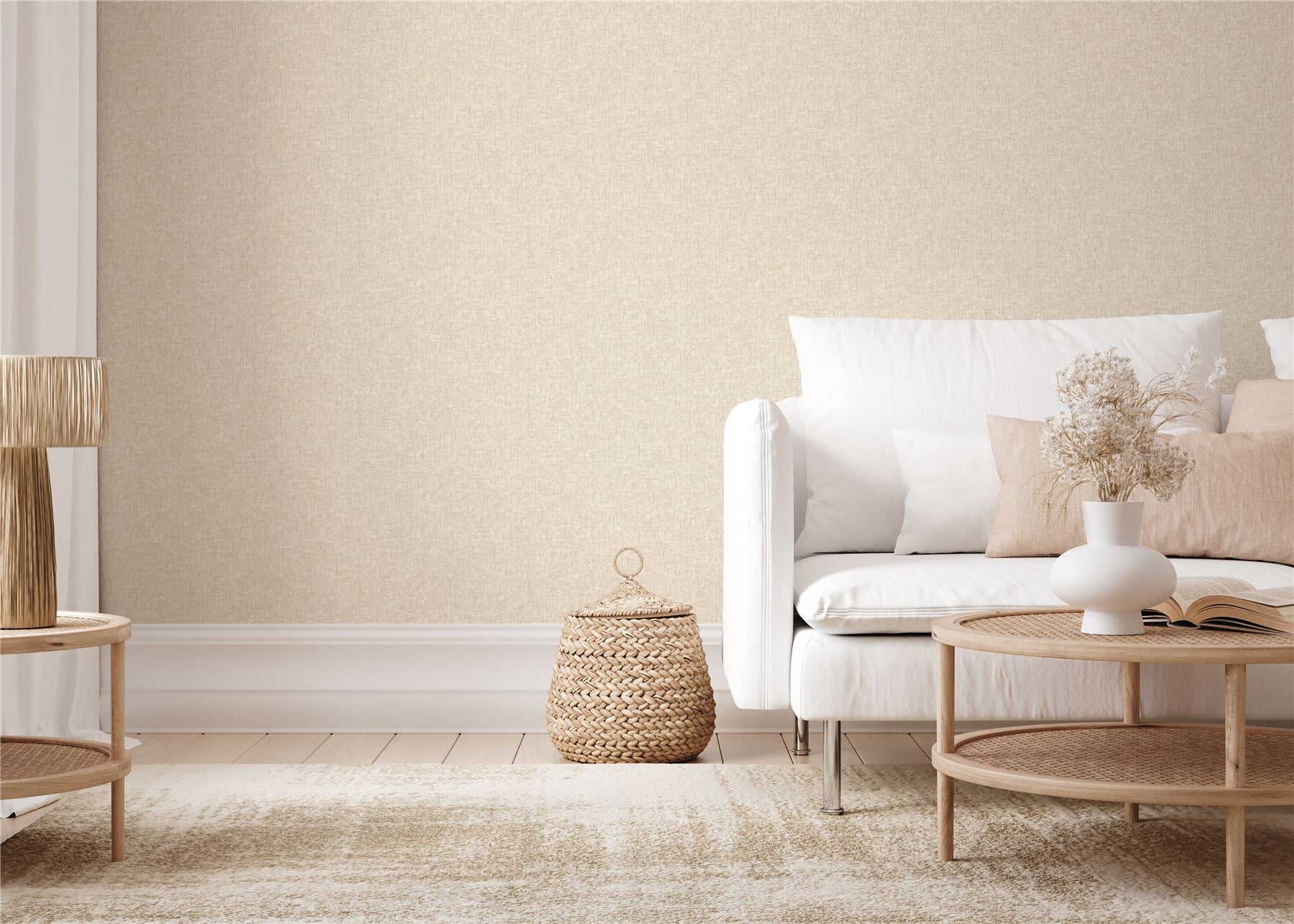 Artisan Weave Stone Wallpaper - Esselle Home