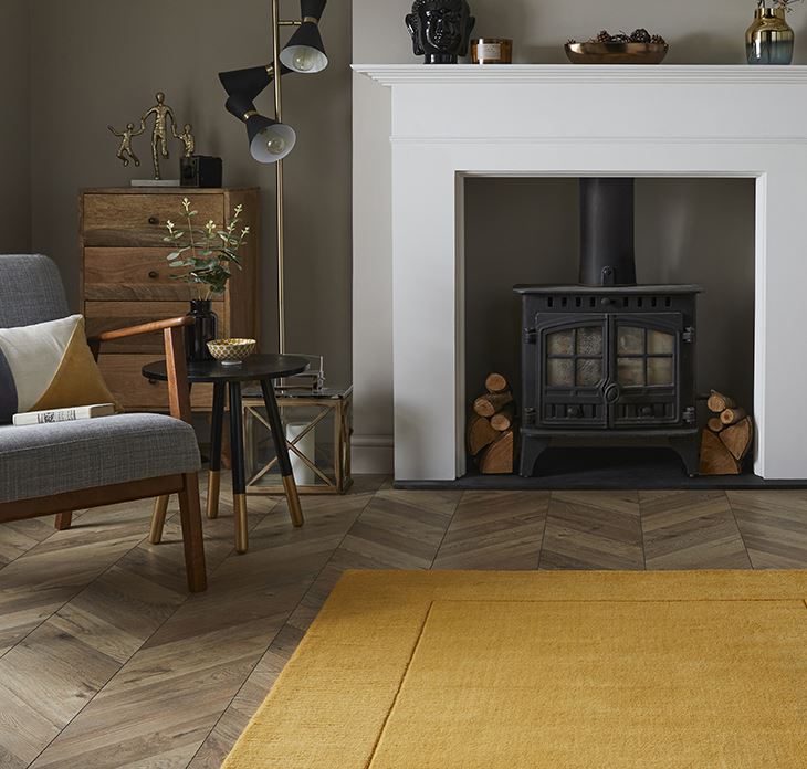Esme Wool Ochre Rug - Esselle Home