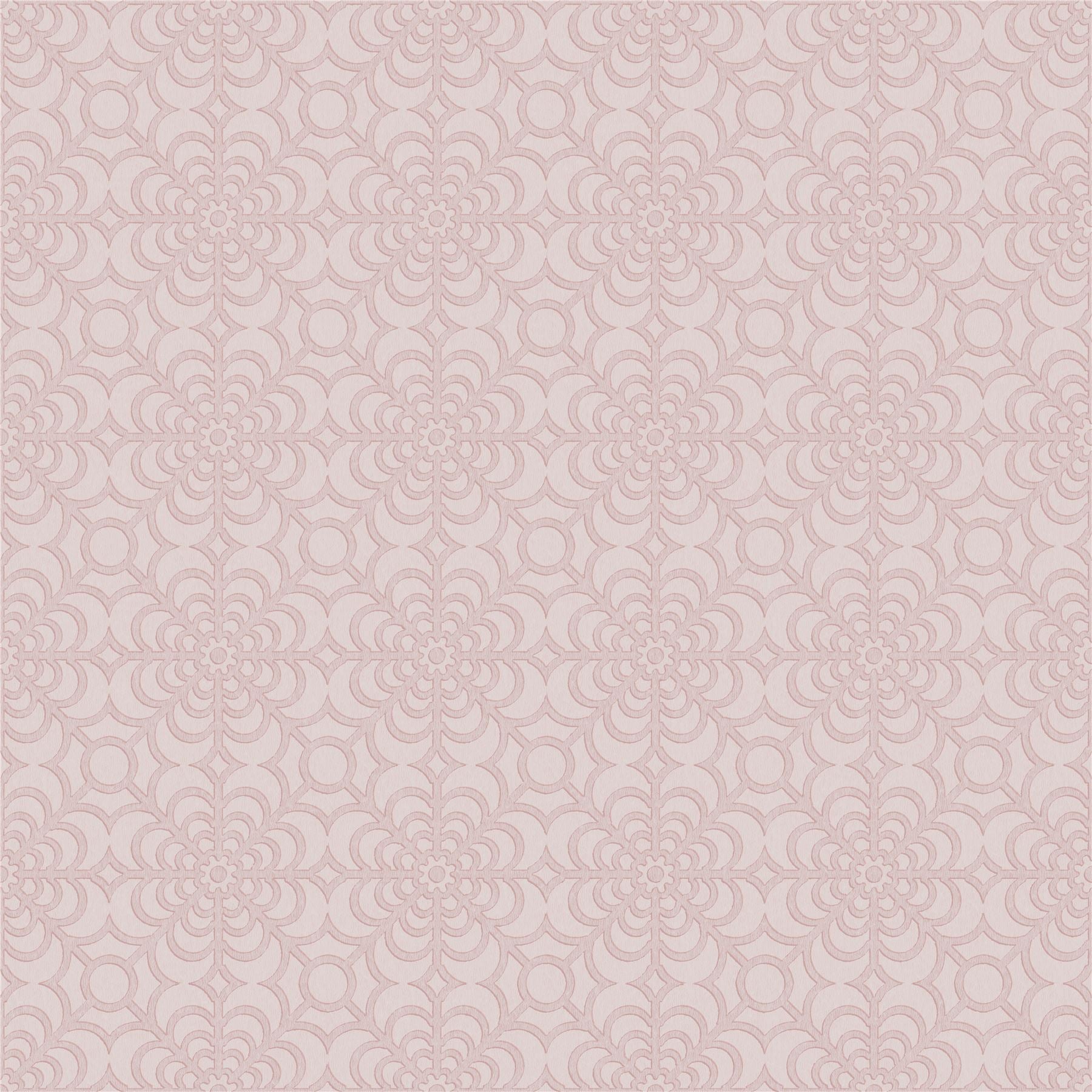 RHS Dandy Floral Blush Wallpaper
