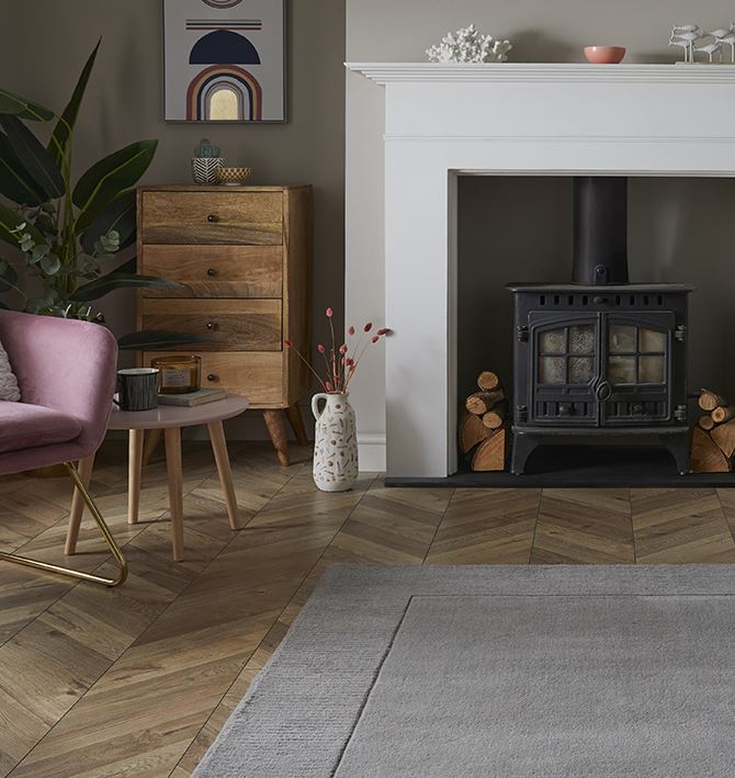 Esme Wool Silver Rug