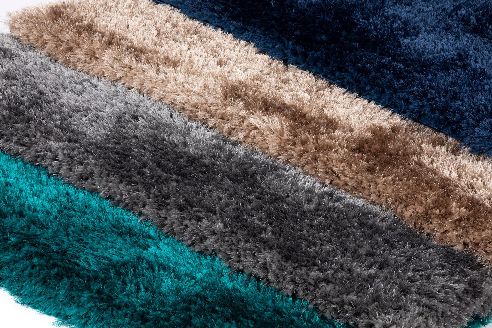 Sophia Shaggy Polyester 120x170cm Charcoal Rug