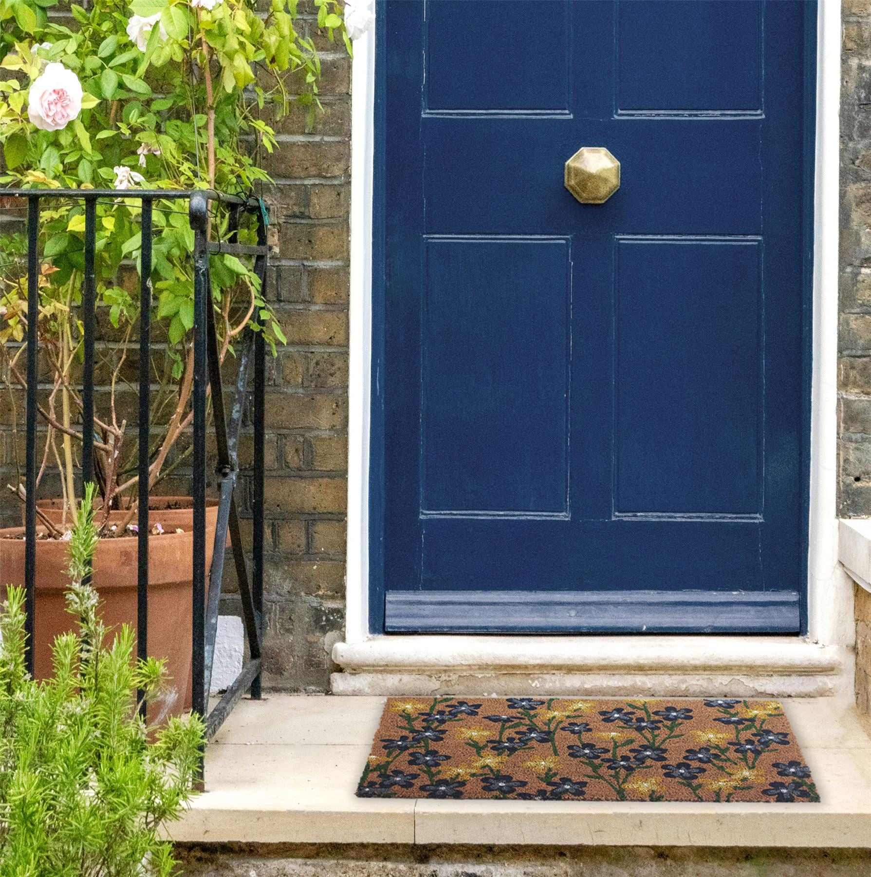 RHS Spring Flowers Door Mat