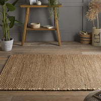 Salford Chunky Jute Natural Rug - Esselle Home