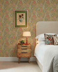 Fruits of Paradise Ochre Wallpaper - Esselle Home