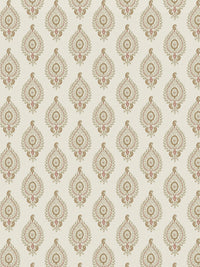 Naya Motif Neutral/Rose Curtain