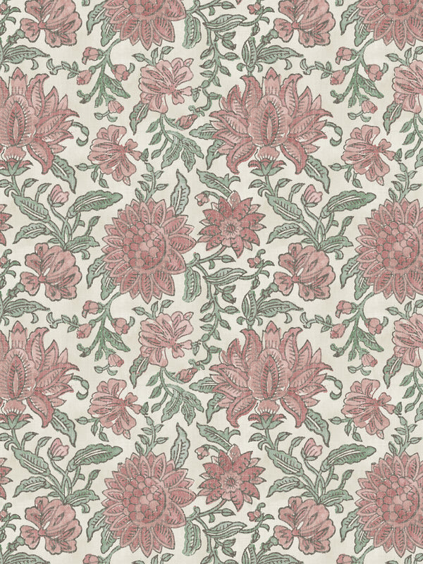 Nima Floral Rose/Sage Fabric