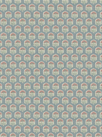 Wallington Floral Slate/Dusky Pink Fabric - Esselle Home