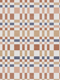 Bergan Terracotta / Denim Wallpaper