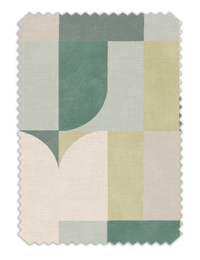 Atton Green / Natural Fabric