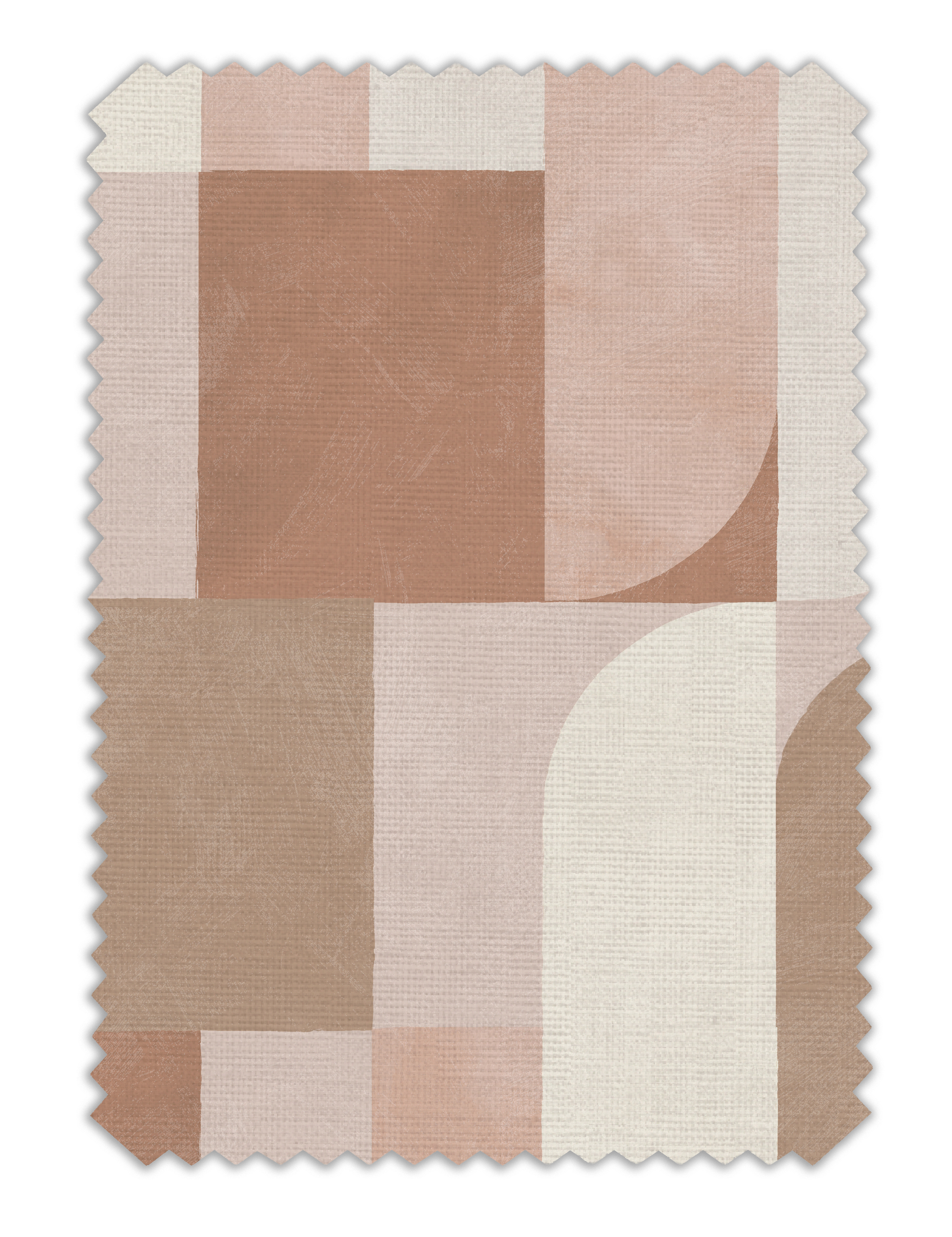 Atton Blush / Natural Fabric