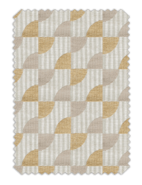 Dalure Ochre Fabric - Esselle Home