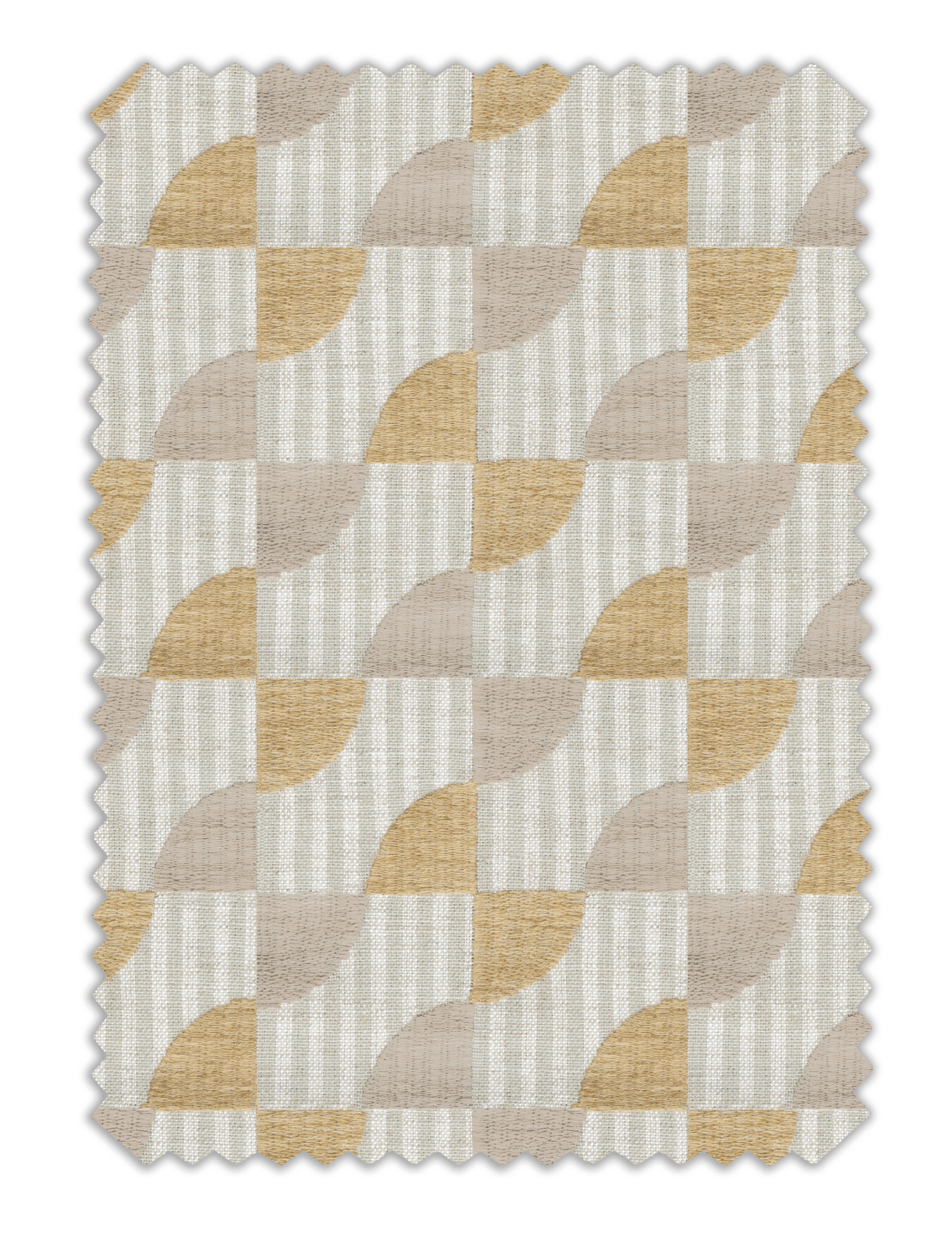 Dalure Ochre Fabric - Esselle Home