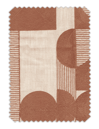 Beckett Terracotta Fabric