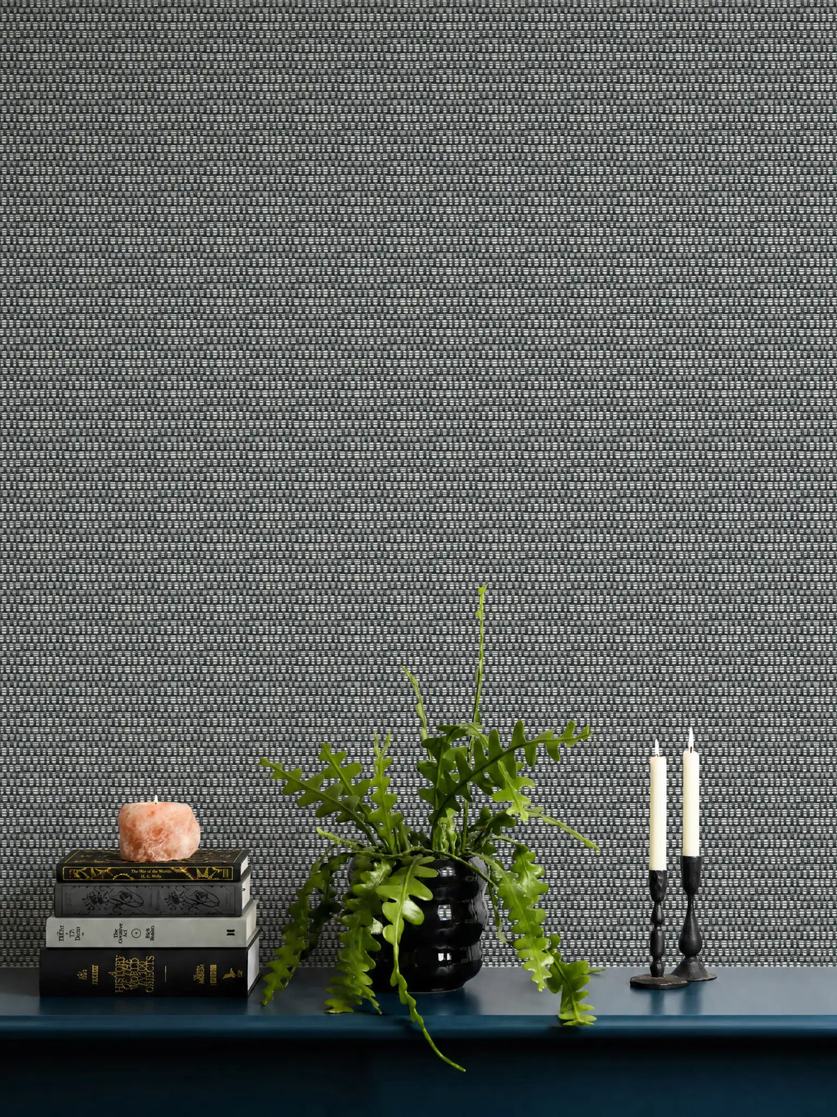 Duxton Navy Wallpaper - Esselle Home