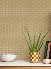 Duxton Ochre Wallpaper - Esselle Home