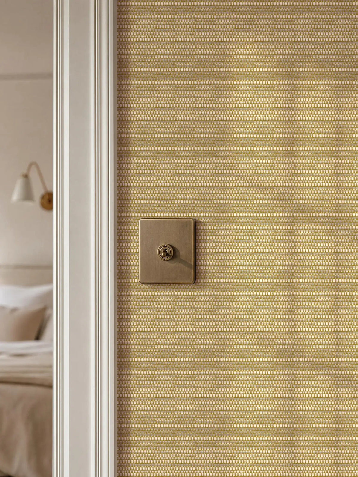 Duxton Ochre Wallpaper - Esselle Home