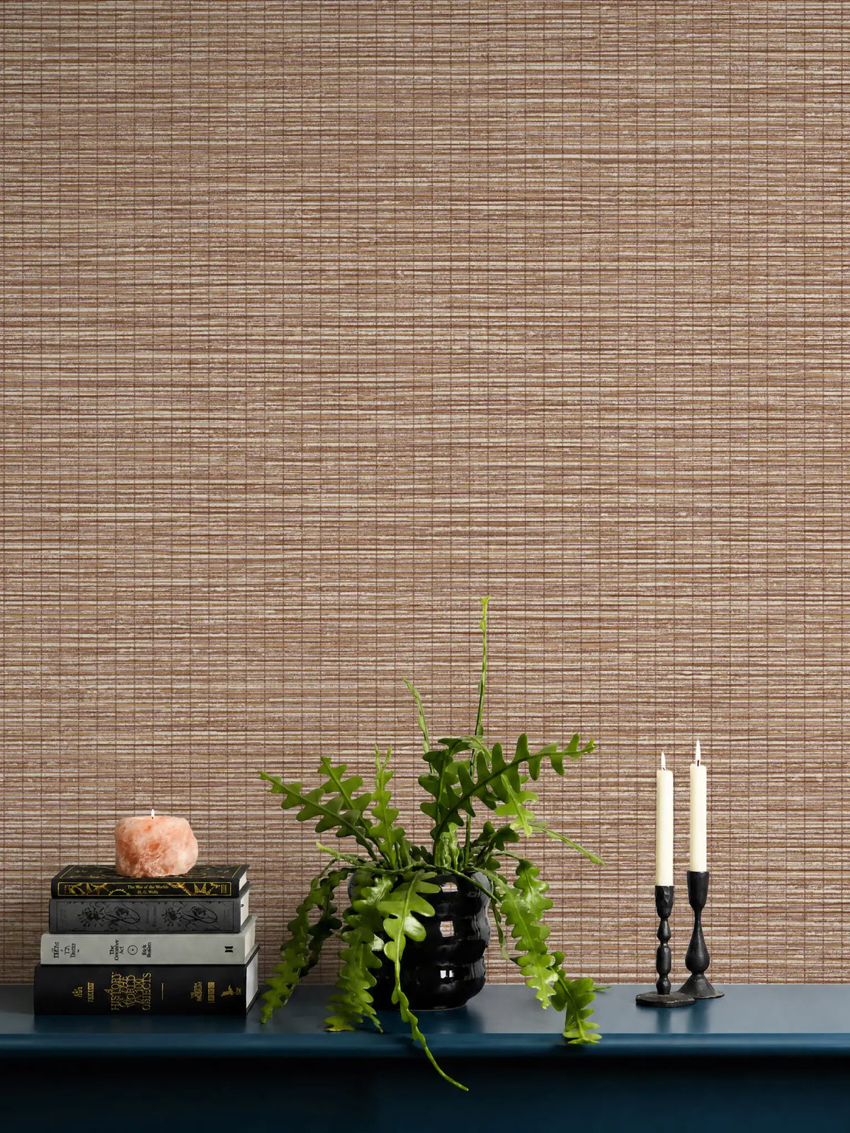 Keppel Spiced Terracotta Wallpaper - Esselle Home