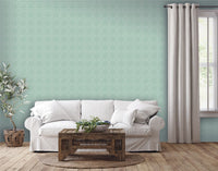 RHS Dandy Floral Soft Blue Wallpaper