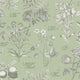 RHS Botanical Sketchbook Sage Wallpaper - Esselle Home